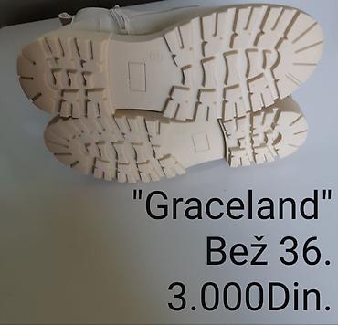 Gležnjače: Nove Graceland ženske čizme, broj 36 - Boja: Bež - Model: gležnjače — 8