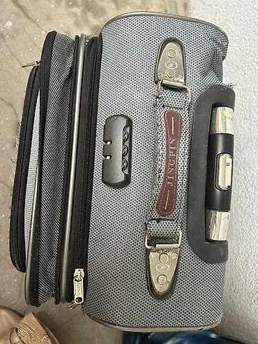 trolly bag: Чемодан, Б/у, Материал: Полиэстер, Маленький (до 40 л), На колесах — 5
