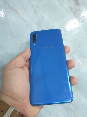 samsung a70 kabro: Samsung Galaxy A50, 64 GB, rəng - Göy, Zəmanət, İki sim kartlı, Sənədlərlə