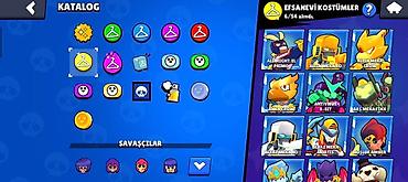 maraqlı profil şəkilləri: Brawl Stars hesabı – yüksək inkişaf etmiş profil - Kupa yolu: 45.464 — 8