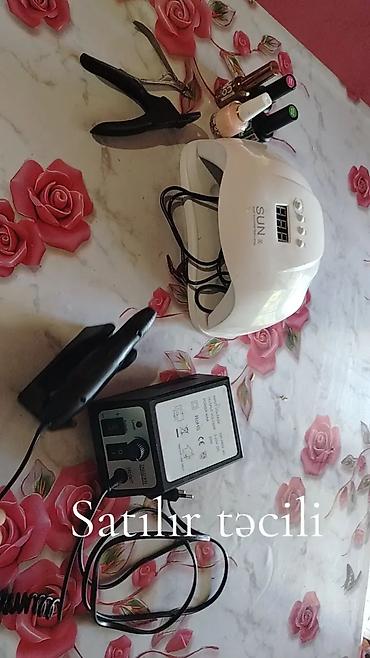 qol saatlari satisi: Manikür üçün peşəkar dəst Tərkib: - SUN UV/LED dırnaq lampası (taymer — 1