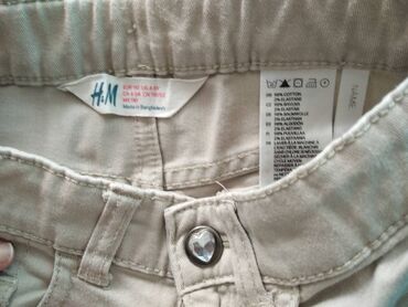 Pantalone: HM pantalone bež za devojčice Veličina 4-5god 110 cm Čist pamuk sa — 15