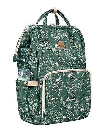 gucci sorc: KikkaBoo Torba za mame Siena Lux Secret Garden – Deep Green (šifra — 3