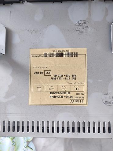 Avtoelektronika: Hyundai orijinal avtomobil maqnitofonu / baş blok - Model: HMC — 2