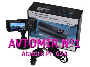 3 kameralı videoregistrator: 2 kamerali videoreqistrator R300. DVD-monitor ve android monitor hər