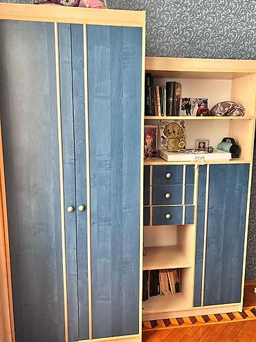 qoşa carpayı: Yataq otağı mebel dəsti Komplekt tərkibi: - İki nəfərlik çarpayı — 3