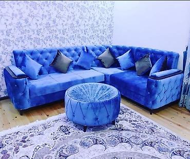 Divan və kreslo dəstləri: Künc divan, 2 kreslo — 1