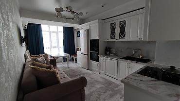 Продажа квартир: 1 комната, 46 м², Аламедин-1 мкр Элитка, 2 этаж, Дизайнерский ремонт — 3