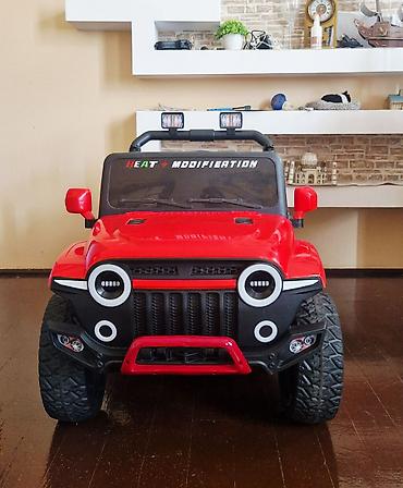 usaq masn: Uşaq üçün böyük elektrikli off-road tərzində 4x4 jeep satılır. Çox az — 1