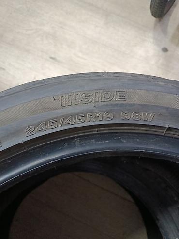 Транспорт: Шины 245 / 45 / R 19, Лето, Б/у, 1 шт, Легковые, Япония, Bridgestone — 2