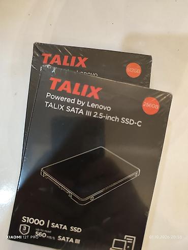 redmi pad 6: Daxili SSD disk Lenovo, 512 GB, 2.5", Yeni — 2