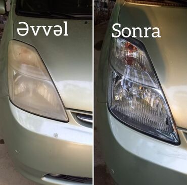 Avtoyumalar: Saralmiş, çirklənmiş, şəffafligi itmiş faralarin və arxa stoplarin — 3