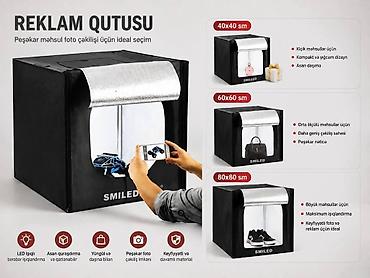 Фото и видеокамеры: Reklam qutusu 40*40/60*60/80*80 Reklam qutusu (Foto çəkiliş qutusu) — 2