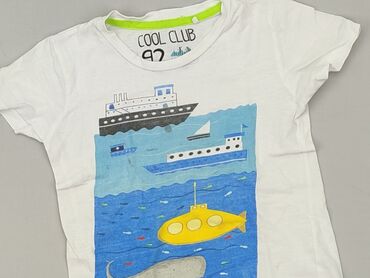 T-shirts: T-shirt, Cool Club, 1.5-2 years, 86-92 cm, condition - Good