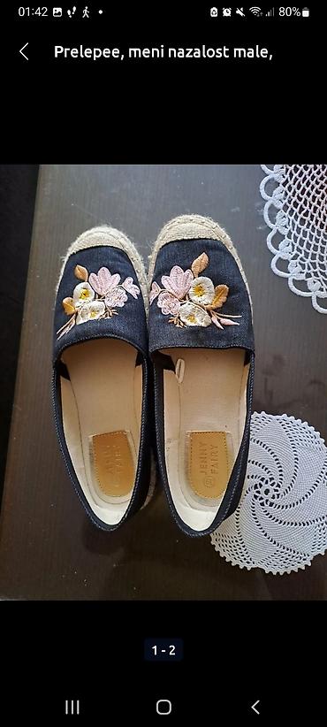 zene baletanke: Espadrile prelepe Dosta placene ali nosene nekoliko puta, male su mi — 1