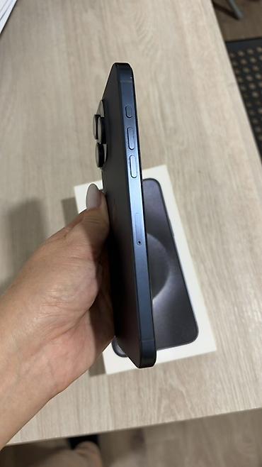 Мобильные телефоны и аксессуары: IPhone 15 Pro Max, Б/у, 256 ГБ, Blue Titanium, Кабель, 82 % — 5