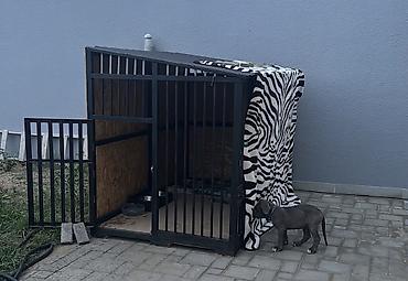 i̇tler: Açıq havada istifadə üçün it evi / qəfəs - Material: Taxta karkas — 1