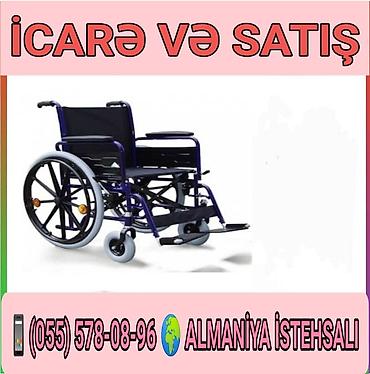 tibbi araba: Məhsul: Manuel əlil arabası – icarə və satış Xüsusiyyətlər: - — 1