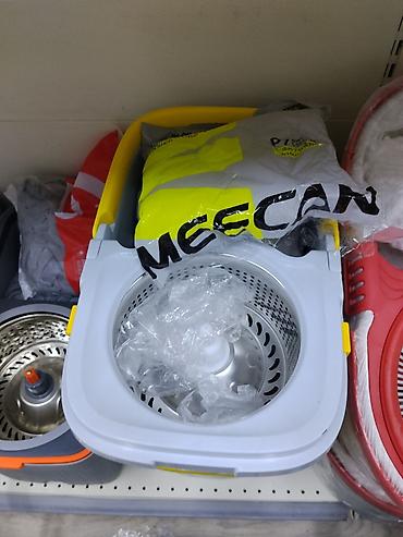 Чарбалык товарлар: Отжимное ведро с шваброй (spin mop) для быстрой влажной уборки. - — 1