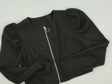 kurtki czarne z kapturem: Marynarka damska, rozmiar M