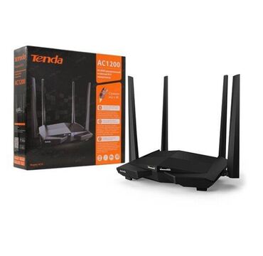 simsiz wifi router: Tenda AC7 1200 optik router Növ Wi-Fi router Tezlik, HHz 2.4 / 5 HHz