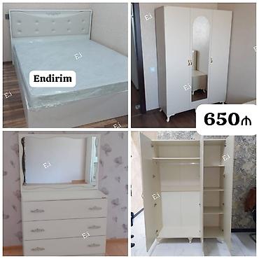 mini skaf: Yataq otağı mebel dəsti Tərkibi: - 2 nəfərlik çarpayı (yumşaq başlıq — 1