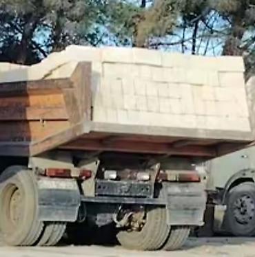 aqlay daşları: Təbii ağ rəngli tikinti daşları - Material: yerli qumdaşı — 1