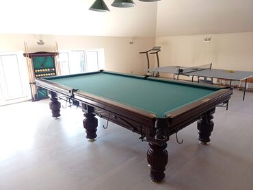 Bilyard masaları: - Bilyard masalarının satışı və təmiri. - Zamanla bilyard masası da — 9