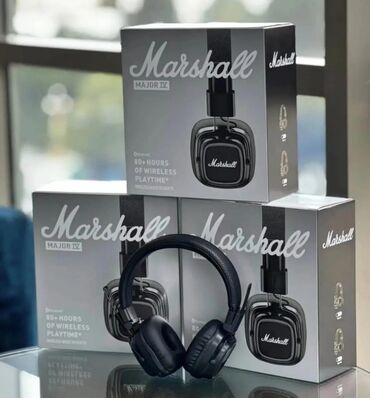Qulaqcıqlar: Yeni Simsiz (Bluetooth) Qulaqcıqlar, Marshall, rəng - Qara