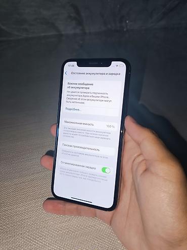 планшет apple бишкек: IPhone Xs, Колдонулган, 256 ГБ, Алтын, Каптама, 100 % — 9