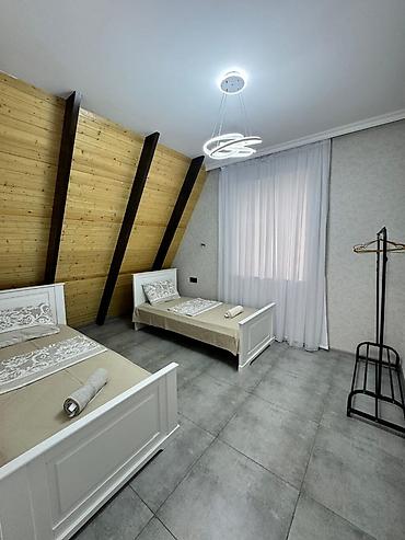 Uzunmüddətli kirayə evlər: İcarəyə verilir: müasir A‑frame tipli ev (tam mebelli) Plan və — 21
