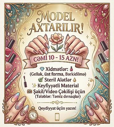 💅 MODEL AXTARILIR! (Gellak / Korreksiya) Qızlar, salam! Əllərinə lalafo.az -da 💅 MODEL AXTARILIR! (Gellak / Korreksiya) Qızlar, salam! Əllərinə