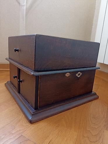 gramofon: Mexaniki 1900-cu il ALMANİYA istehsalı "EDEPHON" patifonu əla — 8