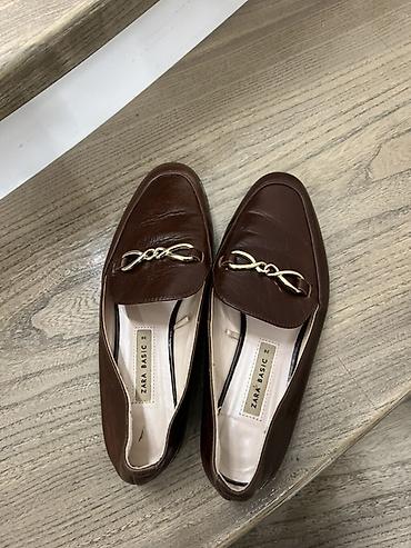 лоферы zara: Zara лоферы из натуральный кожи, Супер удобные и мягкие. Два раза — 5