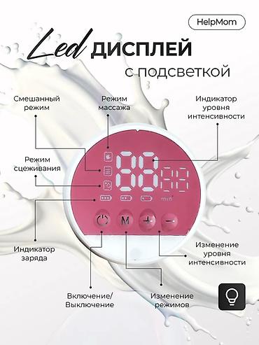 грудоотсос: Молокоотсос электрический беспроводной с массажной стимуляцией для — 5