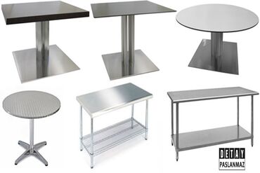 Nerjaveykalar: Paslanmayan poladdan iş masaları və stollar - Material: AISI -da lalafo.az — 3 Nerjaveykalar: Paslanmayan poladdan iş masaları və stollar - Material: AISI — 3
