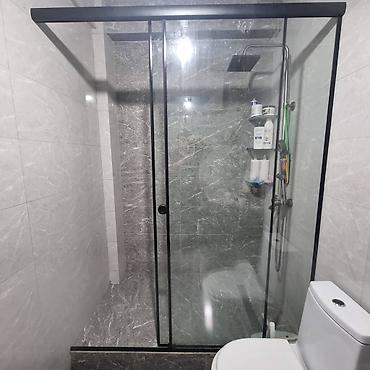 Душевые перегородки и ограждения: Душевые кабины стеклянные перегородки душевые кабины Бишкек 🚿 — 11