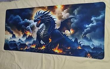asus tuf dash: Məhsul: Böyük ölçülü oyun masasüstü mousepad – “Əjdaha” dizaynı - — 4