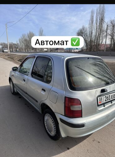 арзан машинелер: Nissan Micra: 1998 г., 1 л, Автомат, Бензин, Хэтчбэк