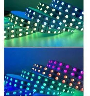 Rasveta: Led trake adresabil inteligentne RGB ws2812b 24V 5V. Kontakt telefon — 18