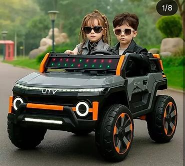 шайтан араба: Детский электромобиль UTV 2‑местный Яркий внедорожный электромобиль — 2