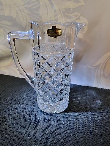 Čajnici: Bokal nov Zajecar kristal,led kristal 70te. Bokal je nov,sve na — 2