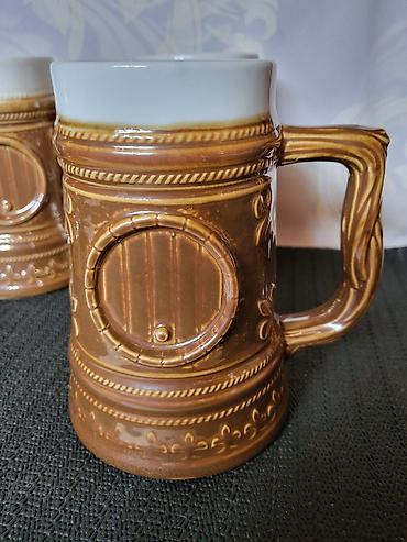 Čaše: Krigle nove Zajecar porcelan iz 70ih.god. Nove porcelanske — 7