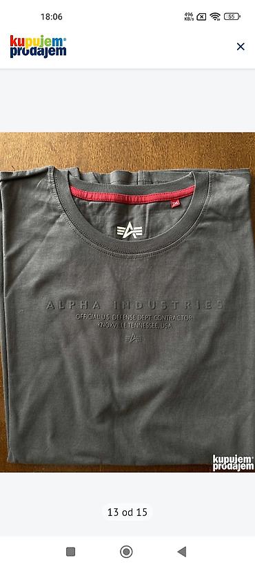 Majice: Muške majice Alpha Industries – kratki rukav - Originalni Alpha — 13