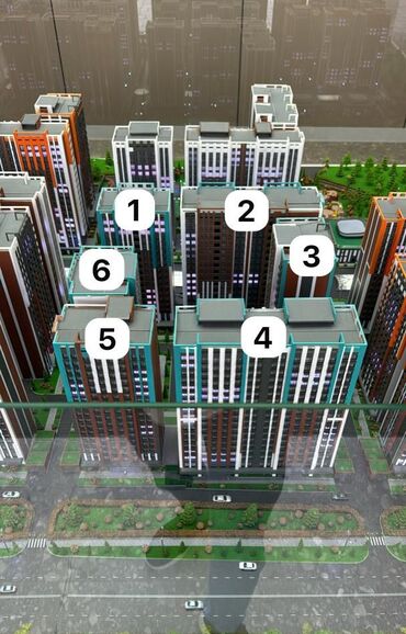 Продажа квартир: 1 комната, 56 м², 5 этаж, ПСО (под самоотделку)