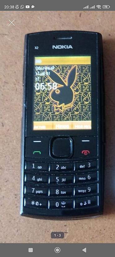 nokia x2 01: Nokia X2 Dual Sim, Б/у, < 2 ГБ, цвет - Черный, 1 SIM, 2 SIM — 1