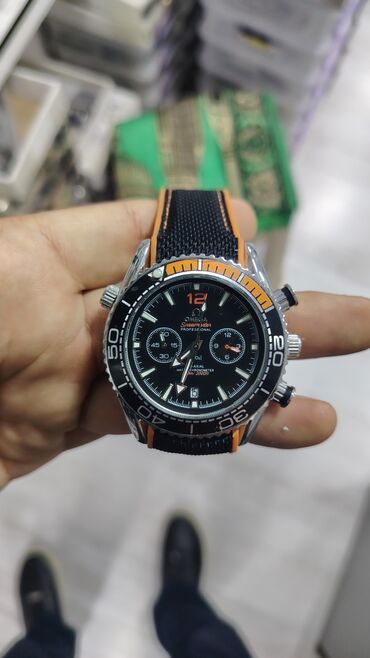 Qol saatları: Yeni, Qol saatı, Omega, rəng - Qara — 1