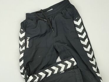 buty eleganckie chlopiece: Sweatpants, Hummel, 7 years, 122, condition - Fair