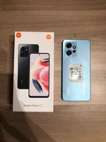 redmi note 12 ikinci el fiyatları: Xiaomi Redmi Note 12, 128 GB, rəng - Mavi, 
 Sensor, Barmaq izi, Face ID