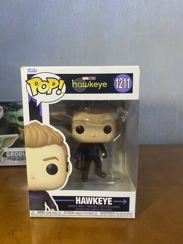 Охота и рыбалка: Funko Pop! Marvel Studios Hawkeye vinil fiquru, kolleksiya üçün əla